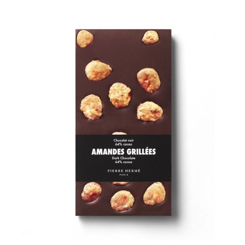 Tablette de chocolat noir & amandes grillées